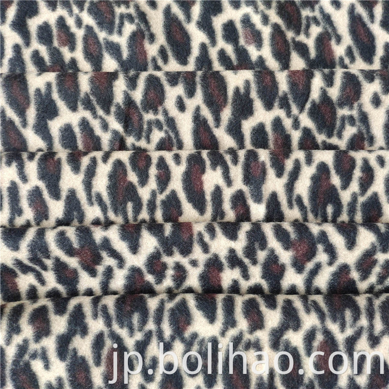 cheetah printed polar fleece